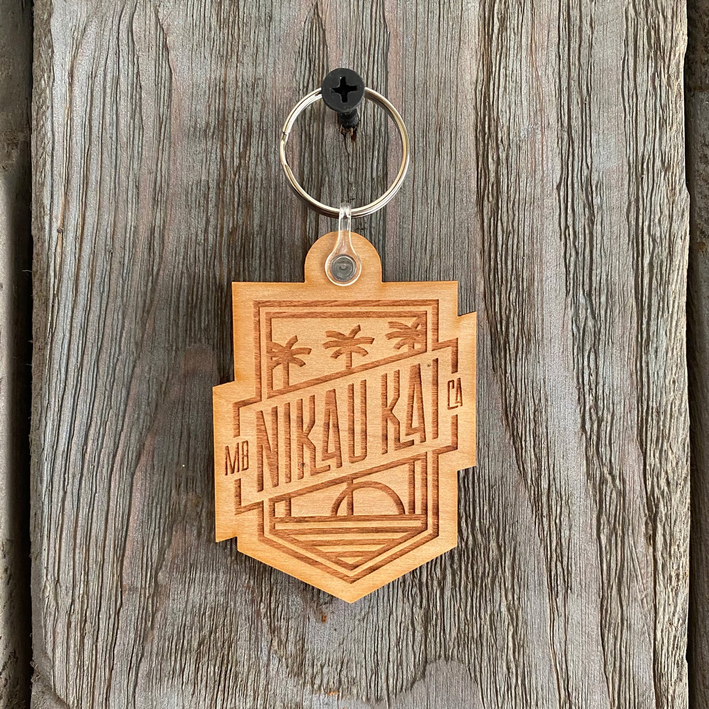 Dusk till Dawn - Wooden Keychain