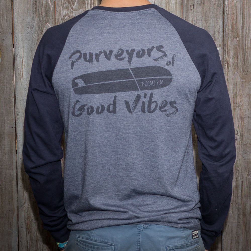 Good Vibes Baseball L/S Tee