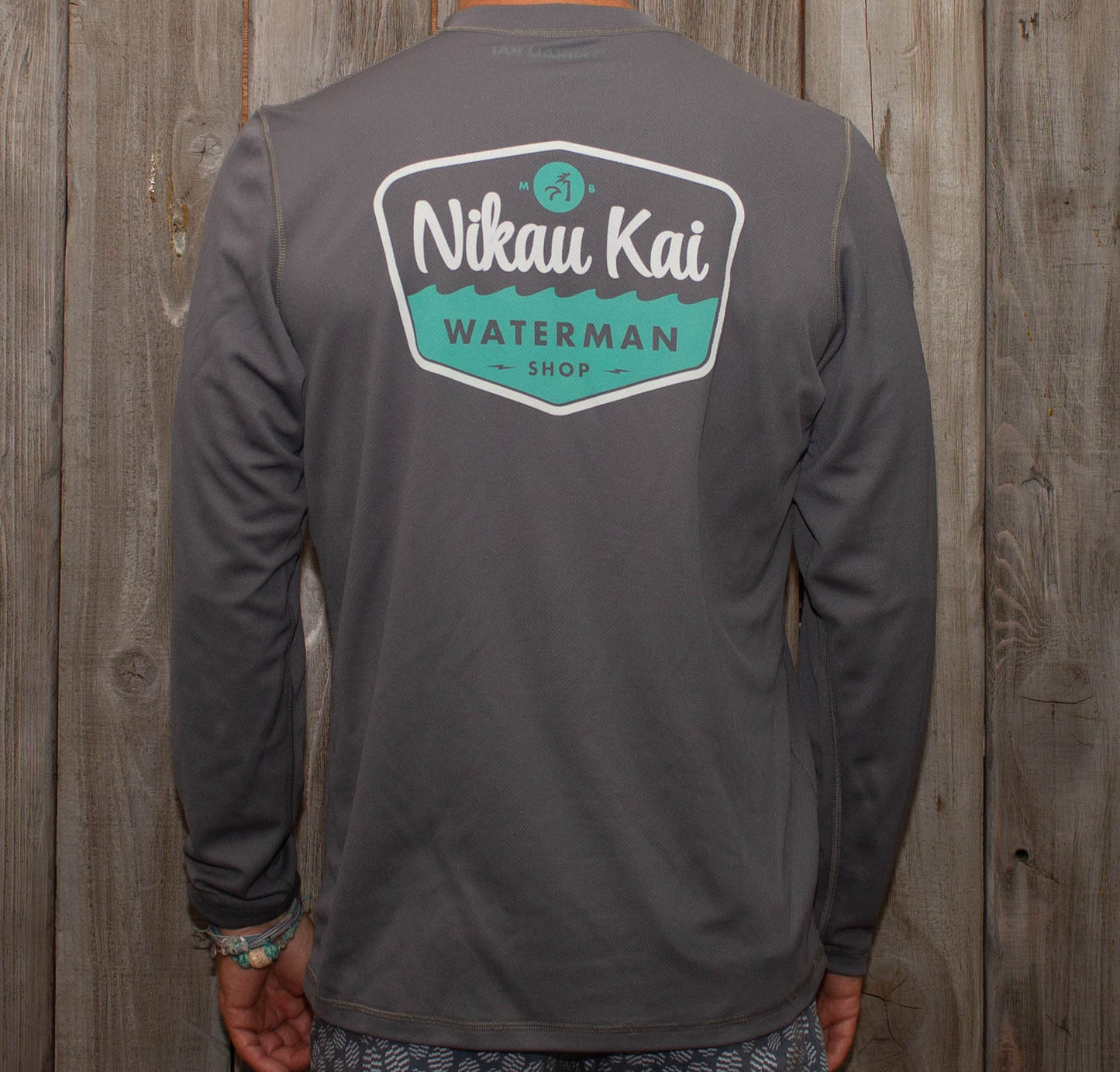 Beach Comber L/S Paddle Tee / Charcoal
