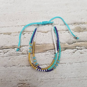 Boho Layered Colorful Beads Bracelet: NO.1