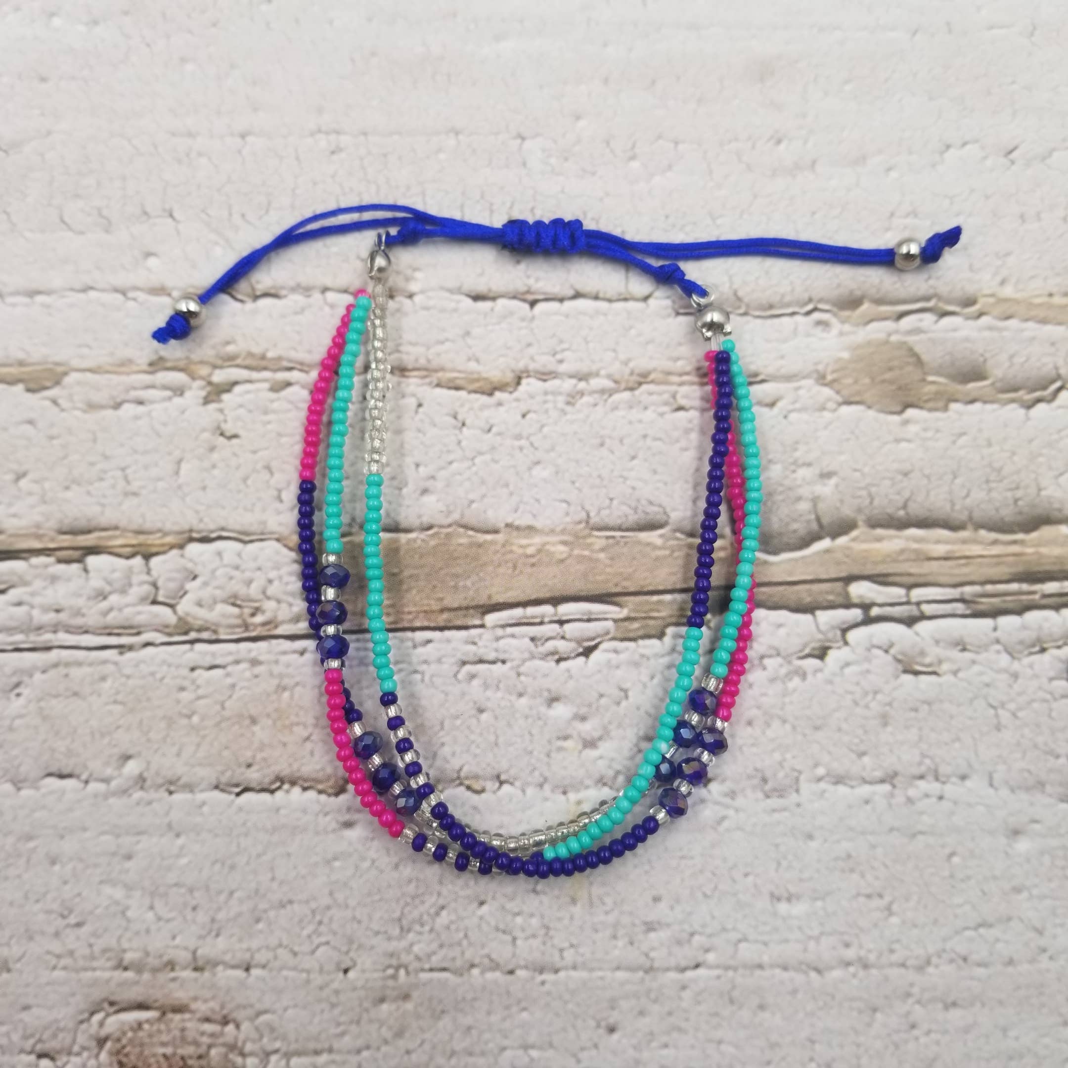 Boho Layered Colorful Beads Bracelet: NO.1