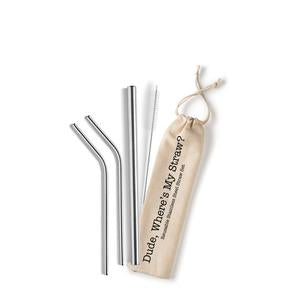 Reusable Stainless Steel Straw Set